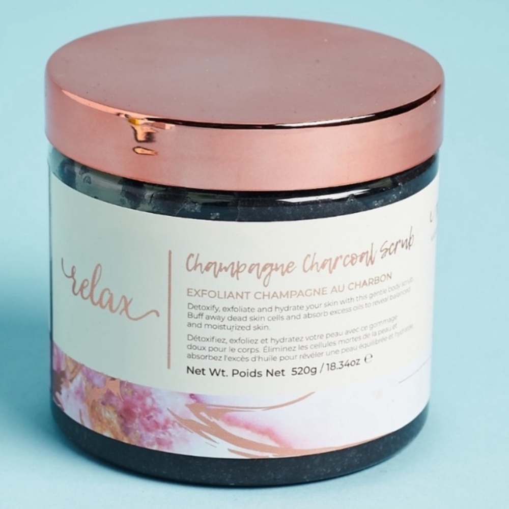 🆕Relax Exfoliating Champagne Charcoal Scrub